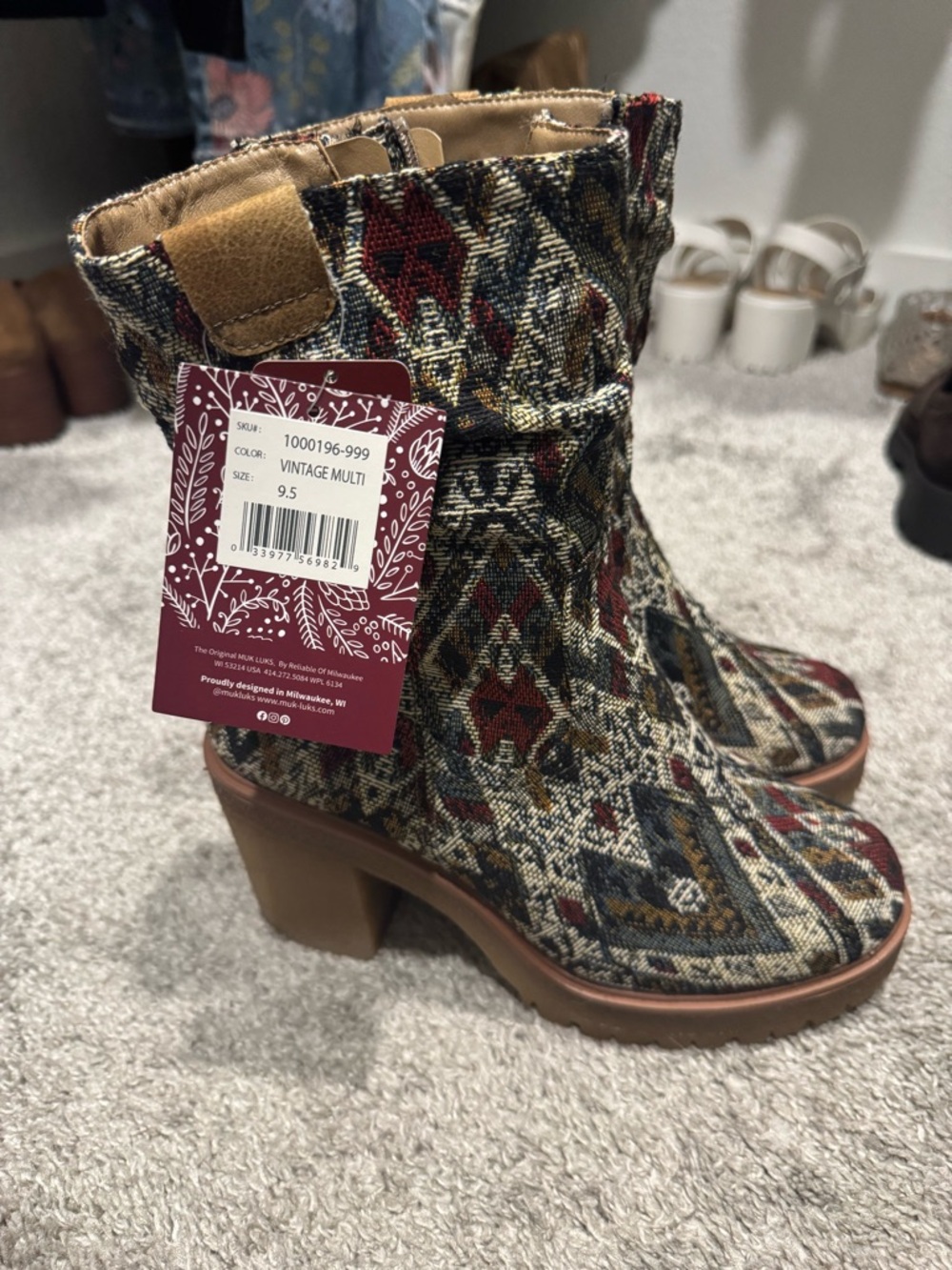 muk luk riser pop boots